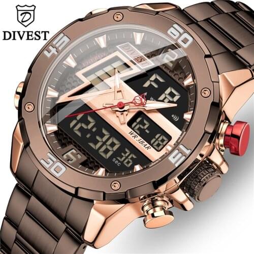 Мужские электронные часы DIVEST China At AliExpress