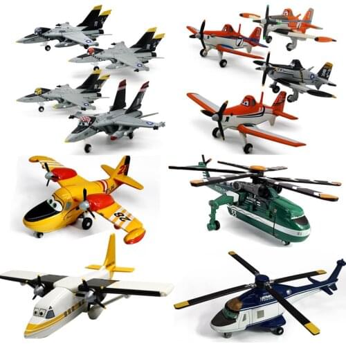 Disney Pixar toys Planes No.7 Dusty Crophopper Metal Diecast Toy Plane 1:55 Pixar Aircraft mobilization toys gift Free Shipping