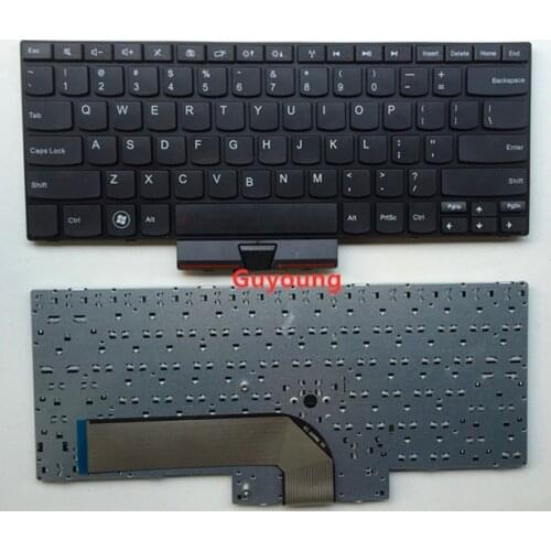 US Keyboard For LENOVO for IBM ThinkPad E40 E50 Edge 14 15 laptop black keyboard no mouse rod Without pointing stick