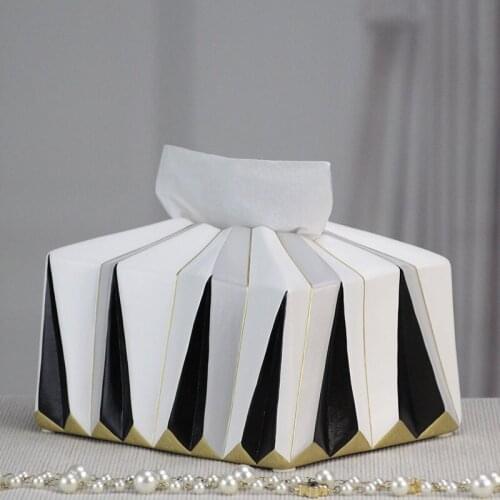 Napkin Square Container Tissue Box Silver Organizer Nordic Retro Tissue Boxes Paper Servilletas Kitchen Items BW50ZJ