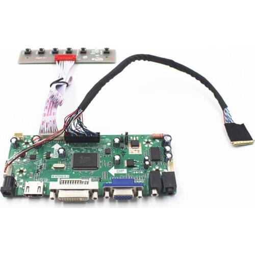 M.NT68676.2A Universal VGA DVI Audio HDMI-compatible LCD Controller Board for 15.6inch 1920x1080 B156HB01 Kit for Raspberry Pi
