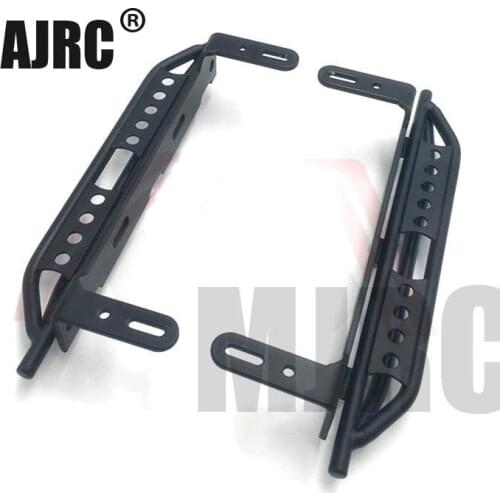 1pair Metal Side Pedal For 1/10 RC Crawler Car Traxxas TRX4 Defender Bronco Side guard plate Aluminium alloy Foot pedal