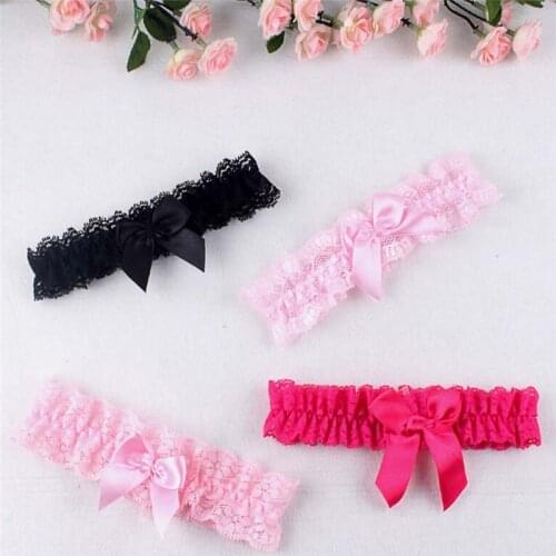 Lace Floral Bridal Lingerie Bowknot Wedding Party Cosplay Leg Garter Belt Suspender For Women Girls