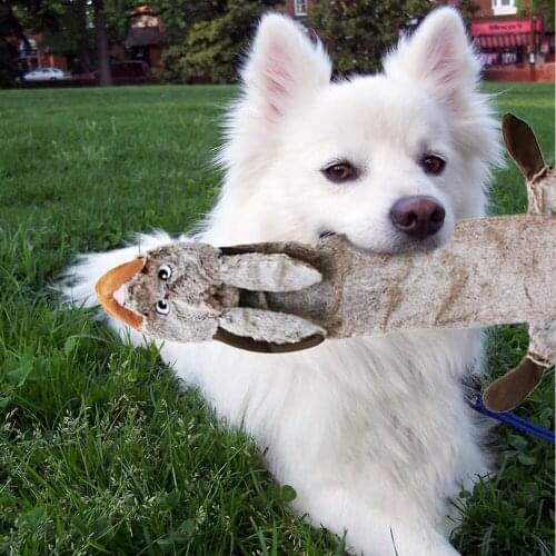 Dog Chew Squeaky Whistling Squeak Pet Wolf Rabbit Animal Plush Toy Dog Chew Squeaky Whistling Involved Squirrel Dog Toys