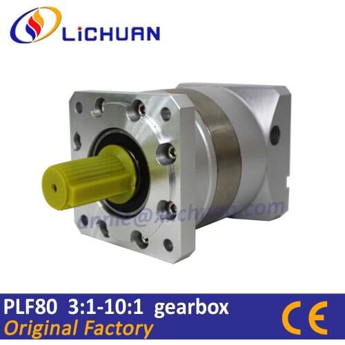 PLF80 3:1 4:1 5:1 7:1 10:1 90mm Frame Size Planetary Reducer Gearbox for Lichuan stepper and servo system