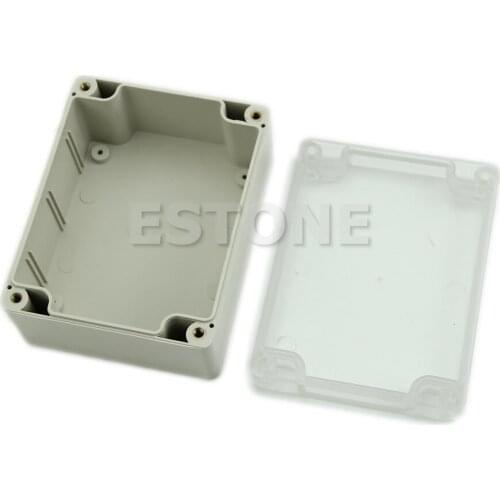 Plastic Waterproof Clear Cover Electronic Project Box Enclosure Case 115x90x55MM 85DA