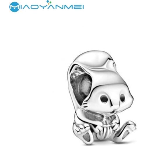 Fit Original Pandora Bracelets Lady Gift 2020 Autumn New 925 Sterling Silver Beads Squirrel Charm Women DIY Fashion Jewelry
