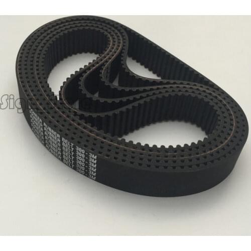1pc HTD 3M Timing belt 300 3M 15 teeth 100 width 15mm length 300mm HTD300-3M-15 for Co2 CNC Laser Engraver Cutter
