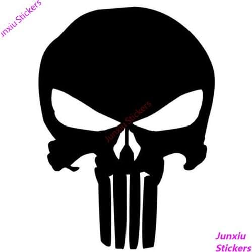 Coolest FLAMES Skull Graffiti Car Stickers Styling Motorcycles Bumper Windshield Laptop Cover Scratches Accessories KK14*10cm