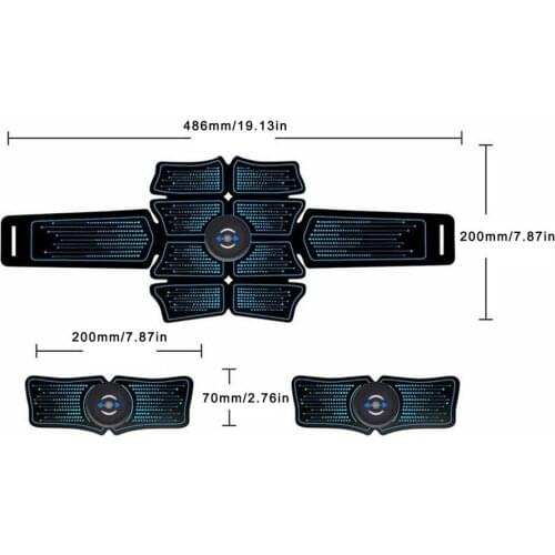 Sports Entertainment Vibration Belt Machine Ab Trainer EMS Abdominal Muscle Stimulator Toner Fitness Training Gear Home Gym Belt