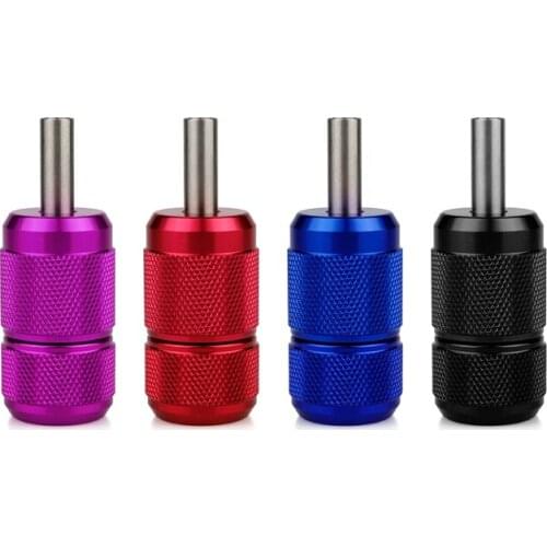 Premium Quality 27mm Aluminium Alloy Tattoo Machine Grip W Back Stem & Set Screws Supply