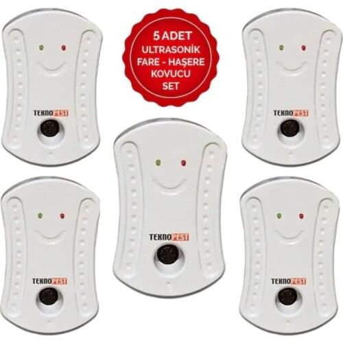Teknopest TP-70 Ultrasonic Pest and Mice Repeller 5'li 318235420