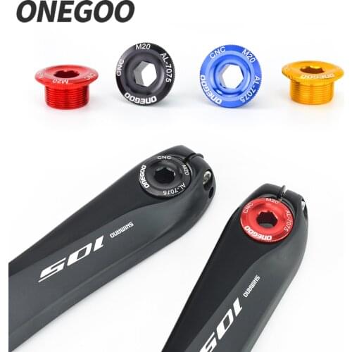 Aluminium Alloy Bike Crank Cover Road MTB Bicycle Chainwheel BB Crank Arm Cover Bolt Screw For Shimano Deore/XT/SLX/XTR/105/UT/D