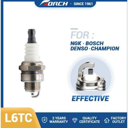 Candle Replacement for NGK BPM6A Spark Plug Torch L6TC Autolite 2974 Beru 14S-8F Brisk P18Y Champion 848 Engines Components