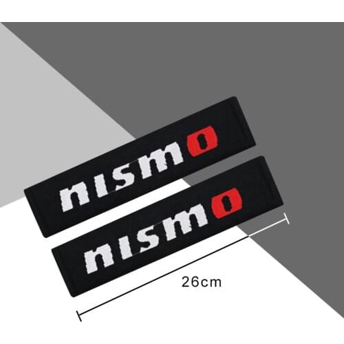 2pcs Cotton flannel carbon fiber protection Cover case for Nissan NISMO ccessories Car Styling