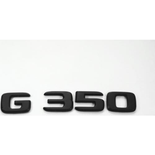 Emblem Badge Matt Black Decal Trunk Rear ABS for Mercedes Benz G350 G230 G280 G300 G400d G350d Car Sticker Decoration