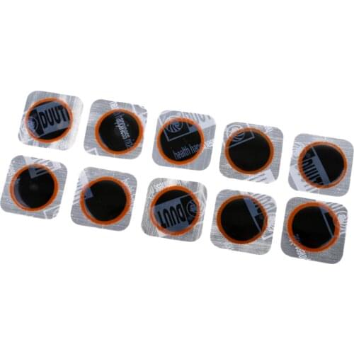 10pcs Universal Bicycle Bike Tyre Tire Repair Inner Tube Puncture Patches