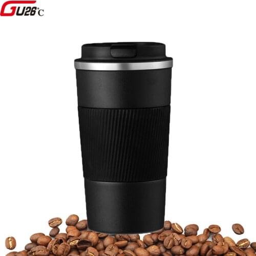 380/510ML Double Stainless Steel High Quality Coffee Mug Thickened Big Car Thermos Mug Travel Thermo Cup Thermosmug For Gifts