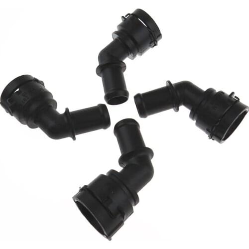 4 pcs Cooling Hose Connector For TT Golf MK4 MK5 Bora Passat B6 B7 Beetle A4 Octavia Seat 1J0122291D 1J0 122 291 D 1J0 122 291 D