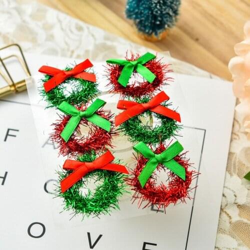 6Pcs Christmas Gift Bags Seal Book Mobile DIY Scrapbooking Diary Decoration Craft Household Supplies
