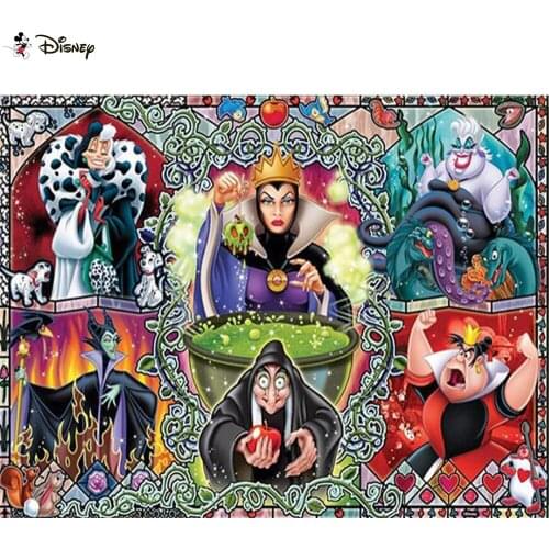 Disney 5D DIY Diamond Embroidery Full Display "Cartoon Chacters" Diamond Painting Square/Round Rhinestones Decor Art A30329