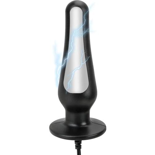 Sex Toys for Women Butt Massage Medical Themed Toys Anal Plug Electric Shock Erotic