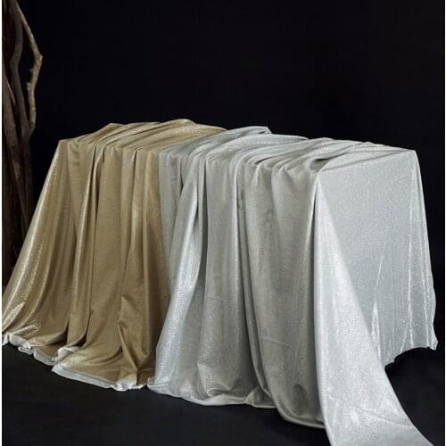 Shining Home Table Cloths for Wedding Reception Table Decoration Pearly Table Skirt Tablecloth for Hotel Party Decoration