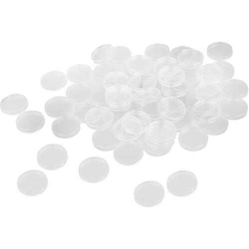 Lighthouse Coin Capsules Holders Coin Case Transparent Packs of 100 18mm