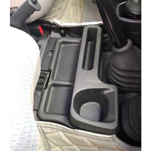 For Toyota Land Cruiser LC70 LC71 LC76 LC77 LC78 LC79 ABS Armrest Storage Box Tray Insert Center console Box Car styling