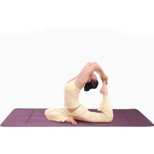 More Longer New Style 183cm*61cm*6mm TPE Tapete Yoga Gym Mat Lose Weight Exercise Mat Fitness Yoga Mat
