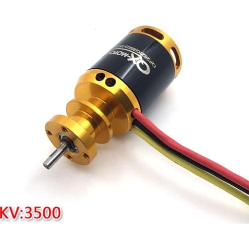 QX-MOTOR brushless motor 2822 3500KV 4S Lipo for 12 blades impeller fan 64mm EDF RC aircraft