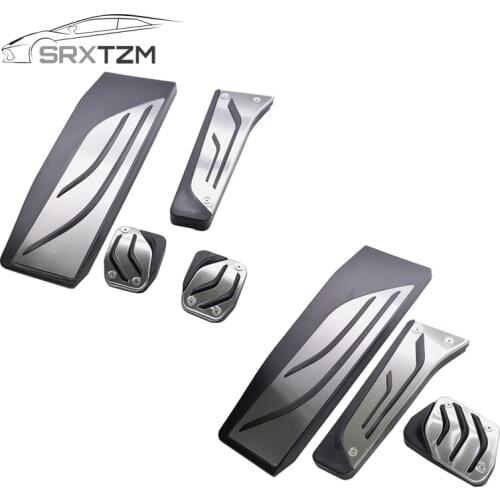 SRXTZM Non-Drilling Brake Accelerator Pedal Plate Pad For BMW New 1 2 3 4 5 6 7 series GT X3 X4 X5 X6 Z4 F10 F15 F30 F31 F34 LHD