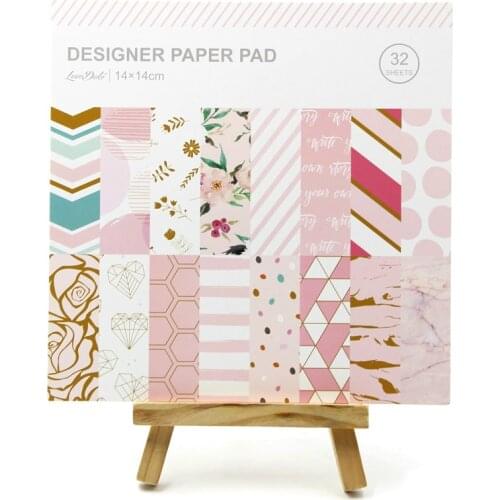 YPP CRAFT 32pcs Foil Lovely Flowers Pattern Vellum Paper for Scrapbooking Happy Planner/Card Making/Journaling Project
