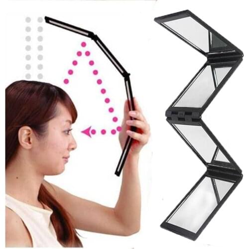 360 Mirror Haircut Man Self Cut Mirror 360 Men Cosmetic Mirror Self Haircut Mirror Makeup Pocket Mirror Handheld Travel Mirror