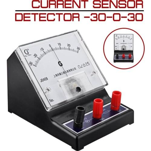 -30-0-30 Galvanometer Scientific Current Sensor Current Detector Sensitive Ammeter Electric Analog Display Digital Ammeter