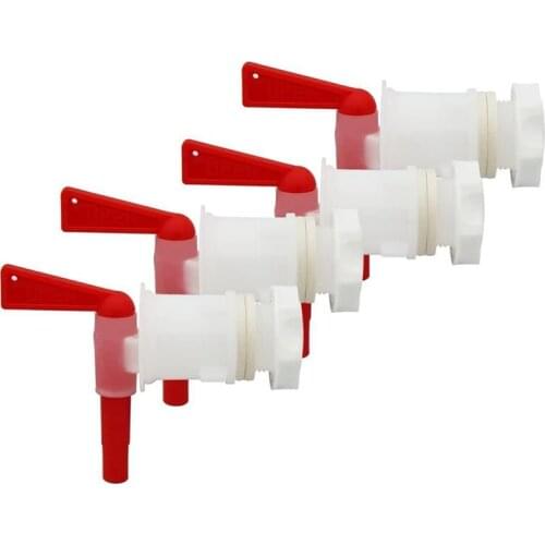 4 Pcs Beer Brew Bottling Bucket Plastic Spigot,Tap Replacement Spigot,Fermenter Beer Keg Spigot,Wine Making Faucet