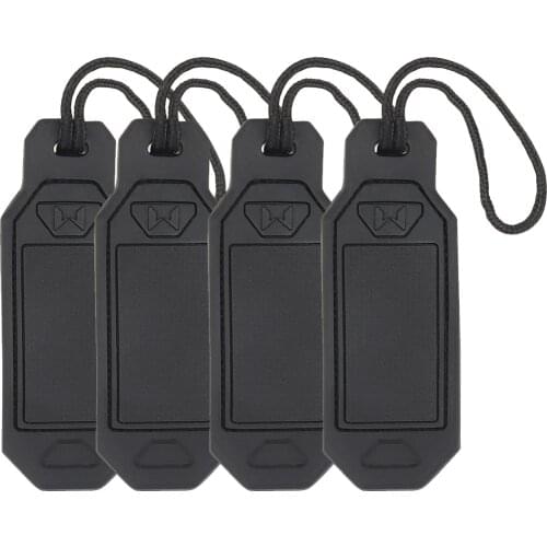 4Pcs/pack ID Name Tags Airsoft Personalized Military Dog Tag Soft Plastic Identification Tag Labels For Paintball BBs Sports