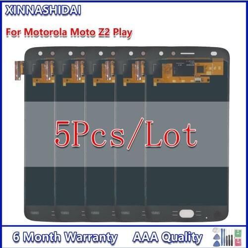 5 Pcs LCD For Motorola Moto Z3 PLAY XT1929 Z4 Play XT1980 LCD Display Touch Screen Assembly Replacement