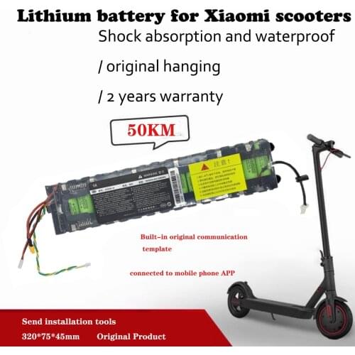 36V Lithium Battery Pack with 20A BMS is 100% Compatible with Xiaomi Scooter Mijia M365 Pro Electric Bike