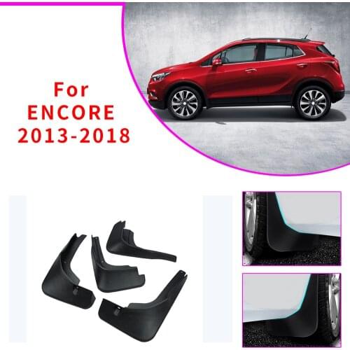 Car Mud Guards For Opel encore 2013-2015 2016 2017 2018 Front Rear Splash Guards Over Fender Kit Car Styling Fender Accessories