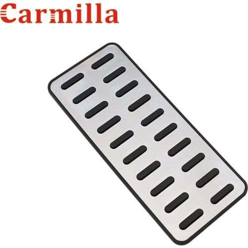 Carmilla Car Pedals for Hyundai for KIA All Car 1Pcs Foot Rest Pedal Cover 304 Stainless Steel Rest Pedal Accessories