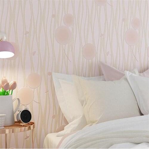 Beibehang Fashion garden green dandelion 4D embossed wallpaper living room TV background clothing store beauty salon wallpaper