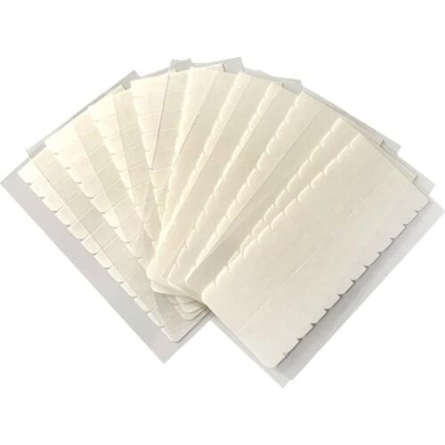 No Shine Bonding Double Sided Adhesive Super Tape for Human Hair Extensions,10 Sheets 120pcs