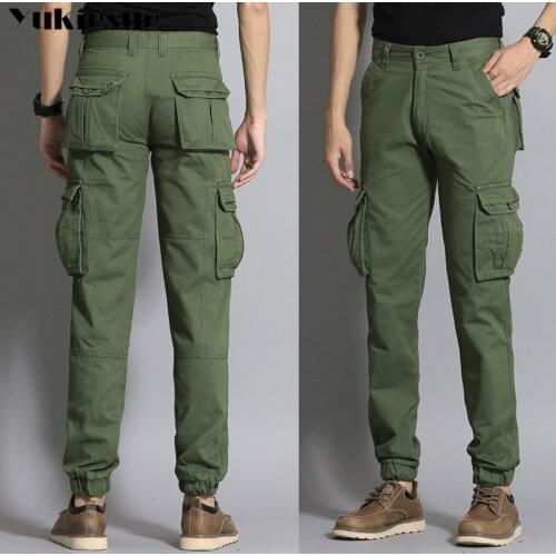 City Tactical Cargo Pants Men Combat Army Military Pants Cotton Multi Pockets Stretch Flexible Casual Trousers Men Plus size 38