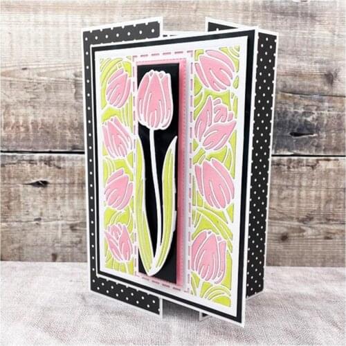 Flowers Cover 2021 New Metal Cutting Dies Stencils for DIY Scrapbooking Photo Album Decorative Embossing DIY Paper Card