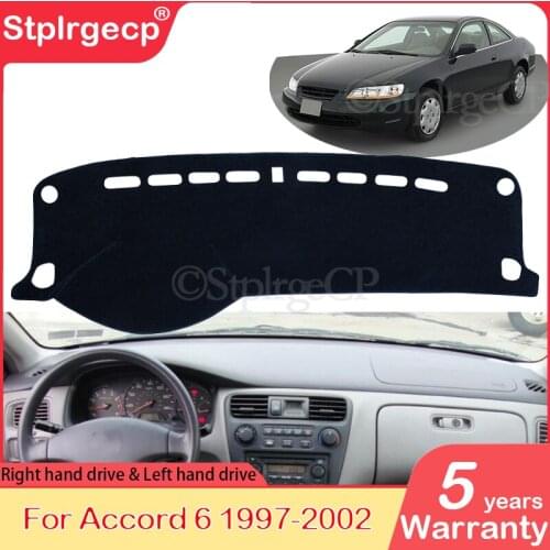 For Honda Accord 6 1997 1998 1999 2000 2001 2002 Anti-Slip Mat Dashboard Cover Pad Sunshade Dashmat Protect Cape Rug Accessories