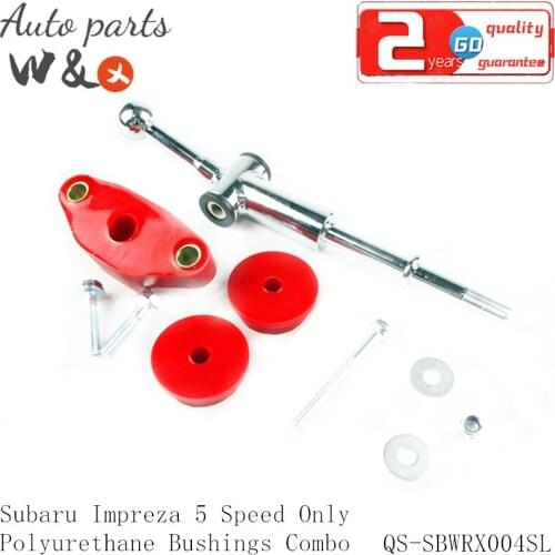 For Subaru Impreza WRX STi 5 Speed Quick Short Shifter & Polyurethane Bushings Combo Legacy Outback Forester