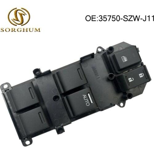 35750-SZW-J11 Electric Window Lifter Switch Control RHD For Honda Accord 08-11