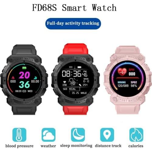 FD68S Sports Watch 1.44 inch 2021 Smart Watch Men Fitness Tracker IP67 waterproof Women FD68S Smartwatch for Xiaomi phone