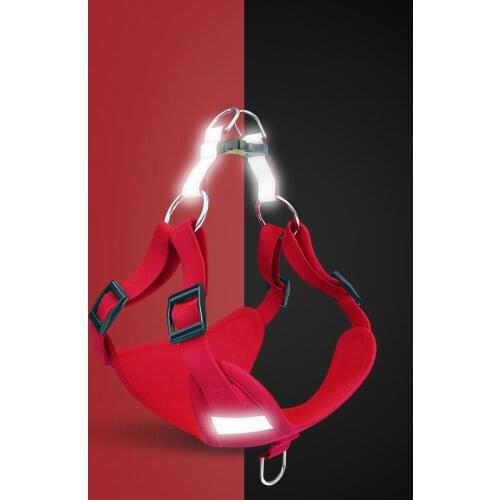 New Pets Dog Harness Vest Reflective Tape Pet Dogs Leash Harness Pet Dog Collar Accessories Dog Harness and Leash Set